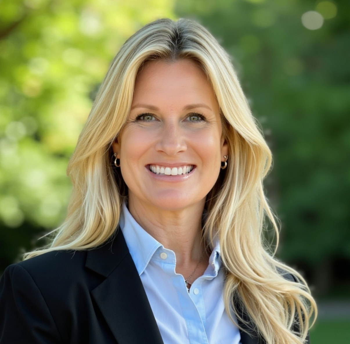 Nonnie McKeon King smiling outdoors